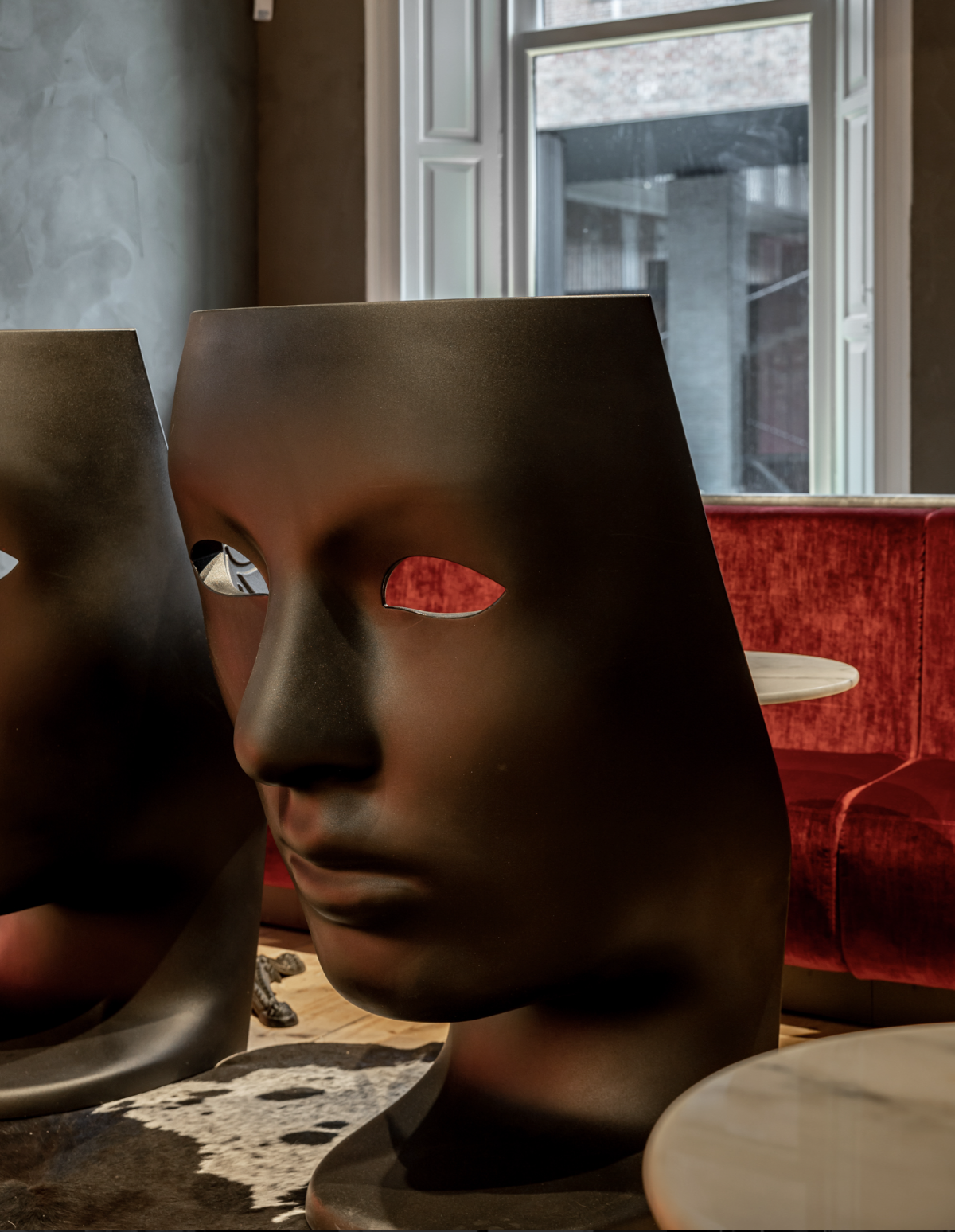 Sculptural mask objects