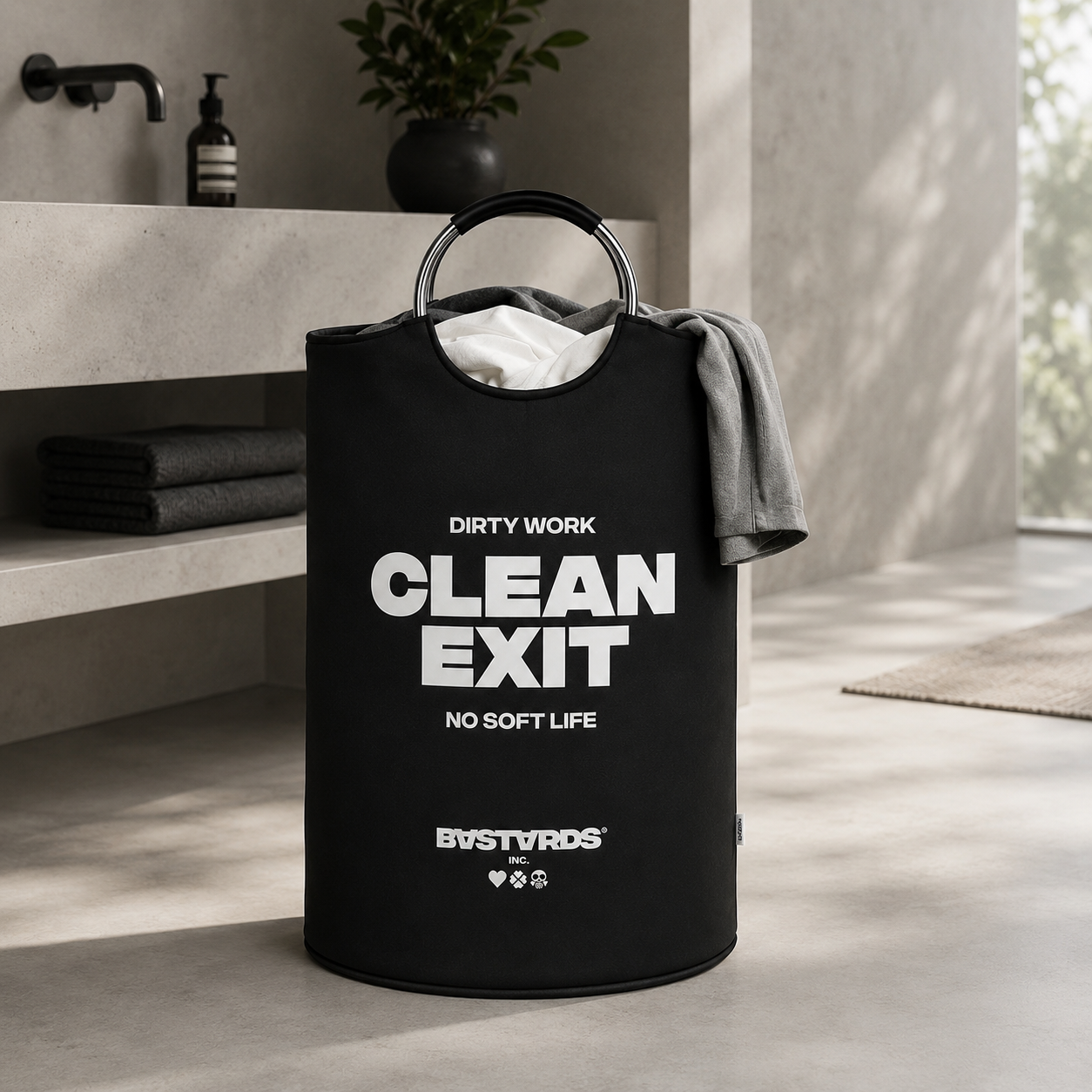 BASTARDS laundry bag — Clean Exit